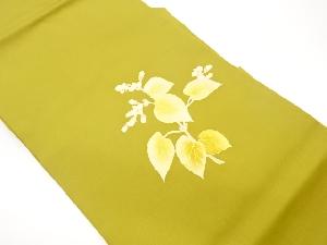 塩瀬草花模様名古屋帯